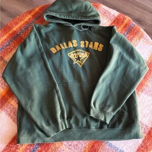 Vintage Dallas Stars Green Hoodie Sweater